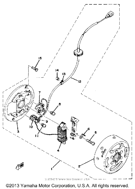 Flywheel magneto