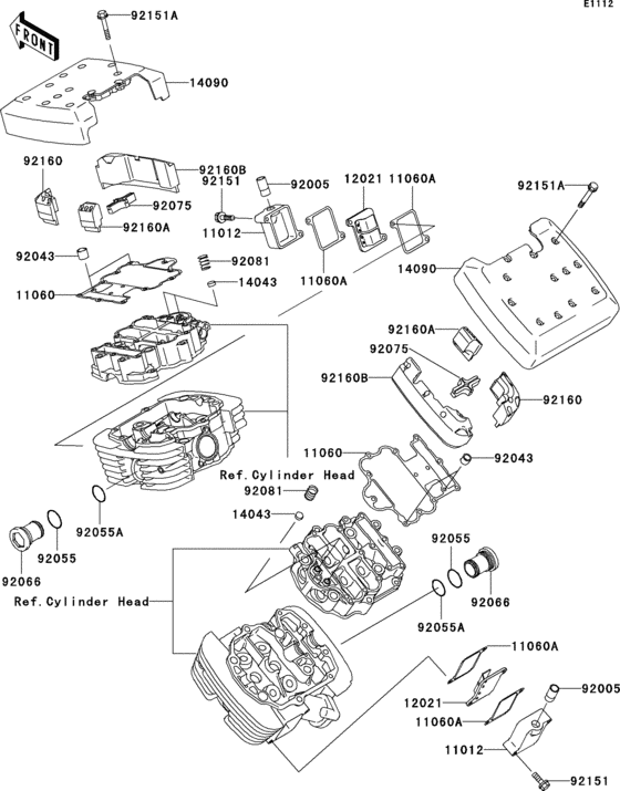  Крышка головки цилиндров