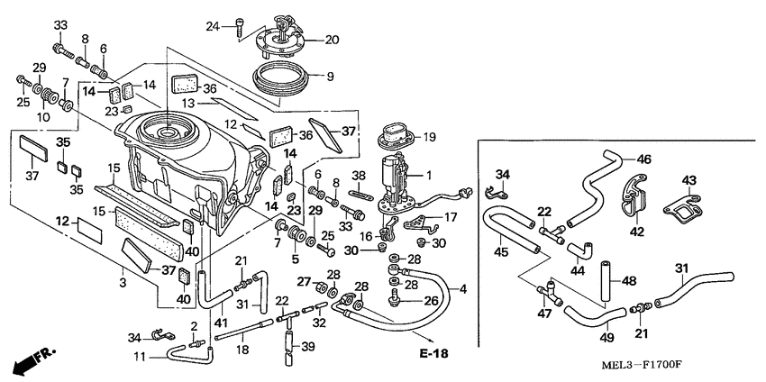 Fuel tank/fuel pump