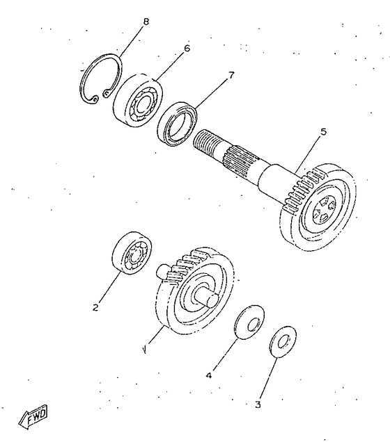 YA50R Трансмиссия