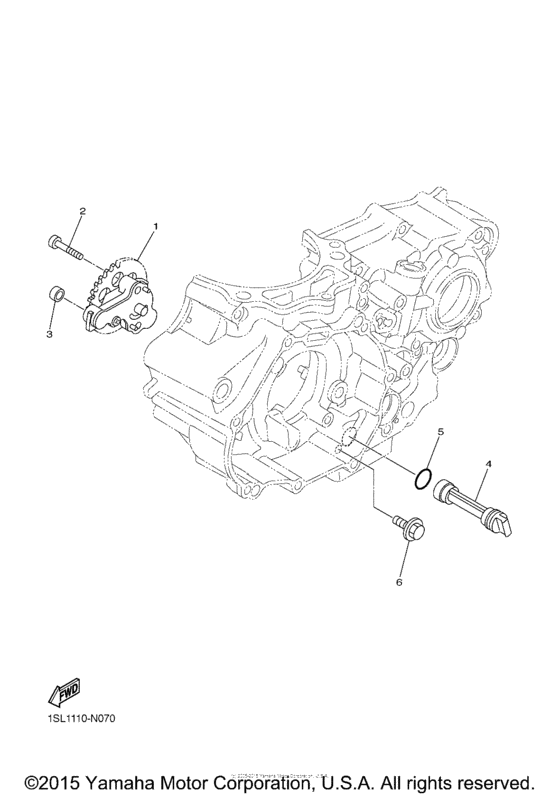 YZ450FFW Масляный насос