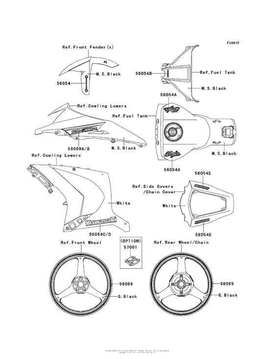 Decals (P.f.s.white)(Kdf)(Ca,us)