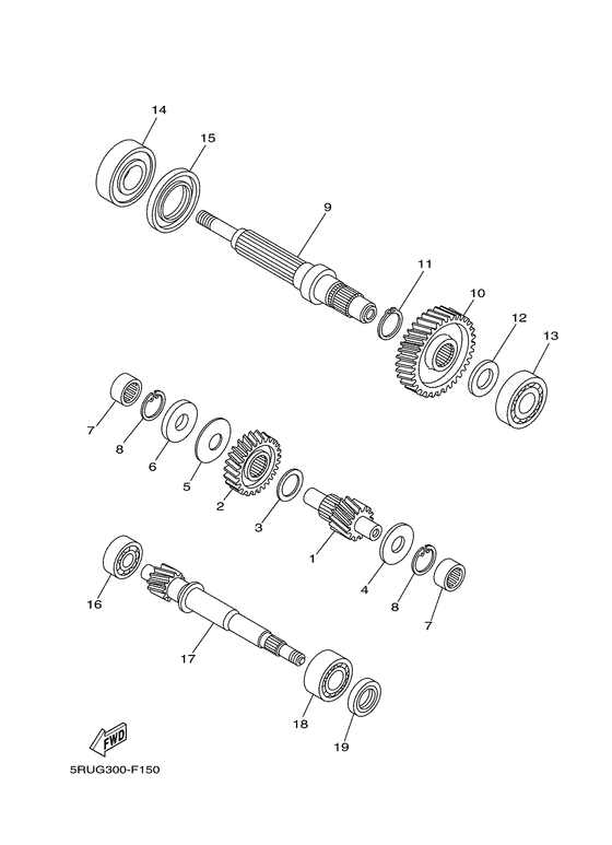 YP400A Трансмиссия