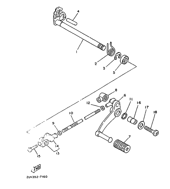 Selector y pedal del cambio