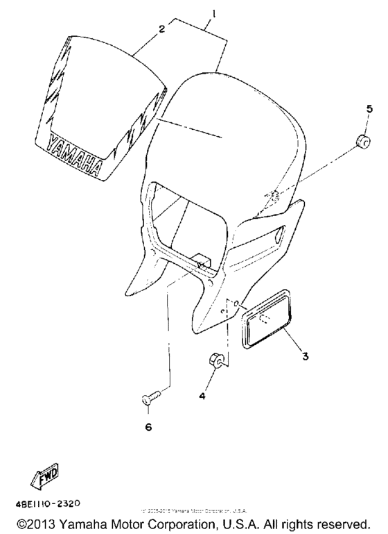XT225DC Обтекатели