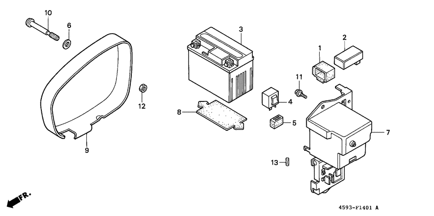 Battery/battery box