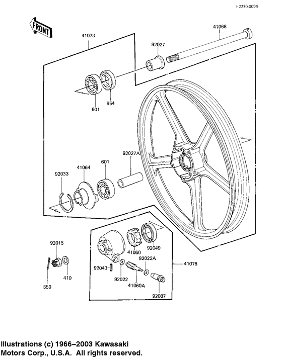 Front wheel/hub