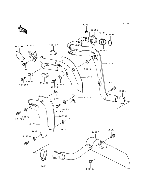 Muffler comp