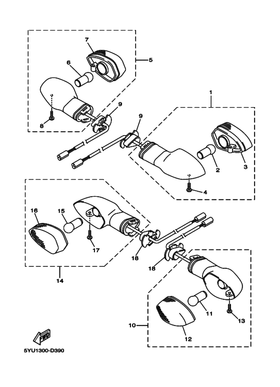 MT01 Проблесковый световой сигнал