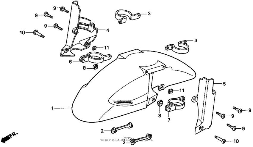Front fender 96-97