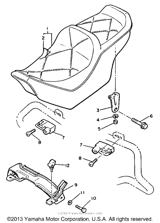 XVZ12TK Сиденье