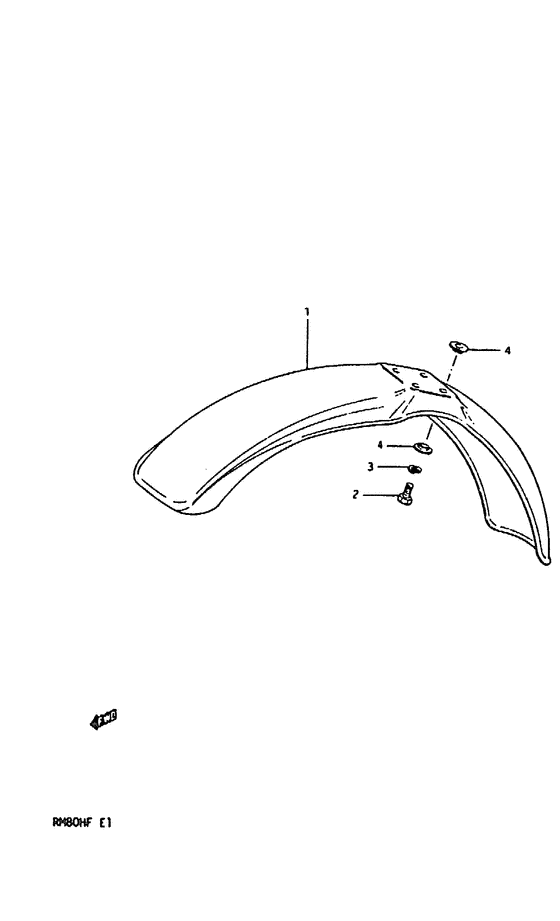 RM80 Переднее крыло