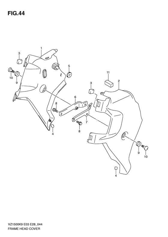Frame head cover