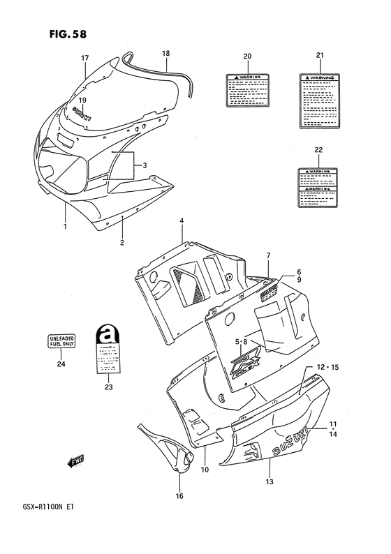 Cowling body