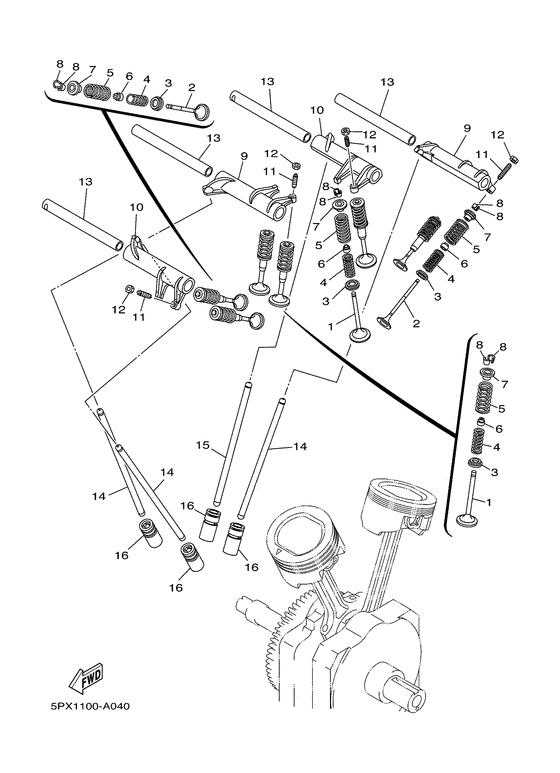 XV17PCS Клапана