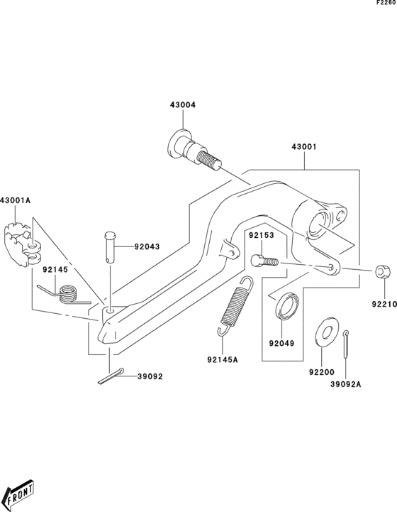  Педаль тормоза