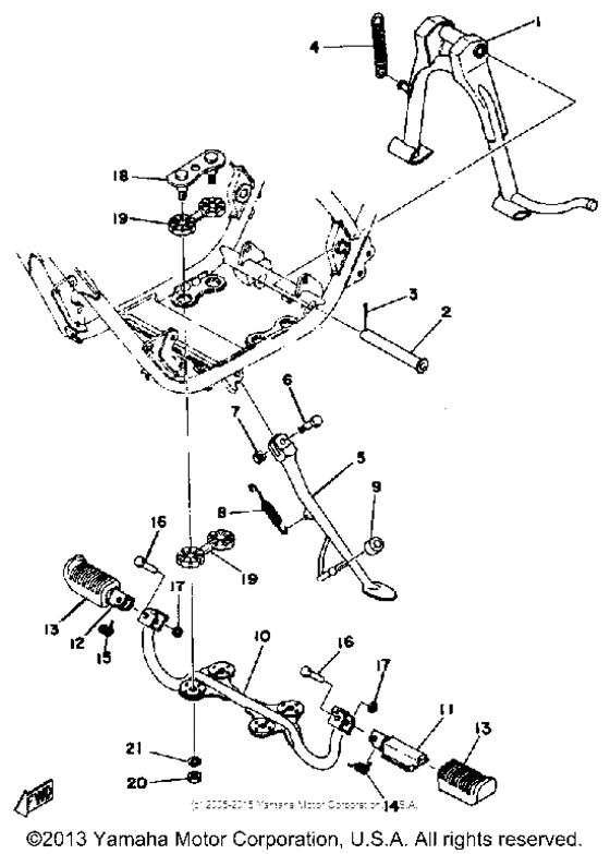 Stand - footrest