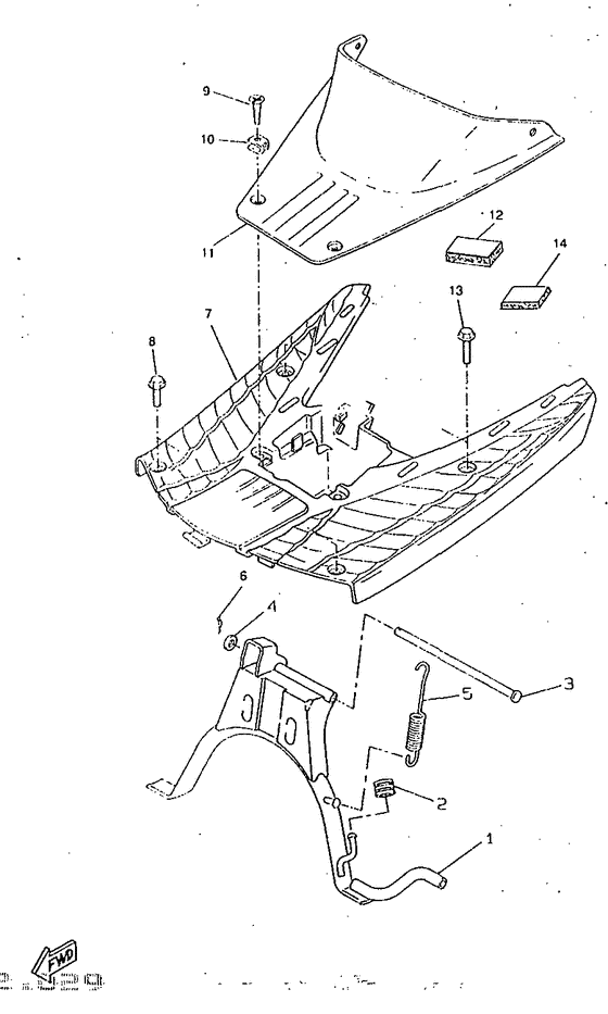 CW50RSX Soporte . apoyapie