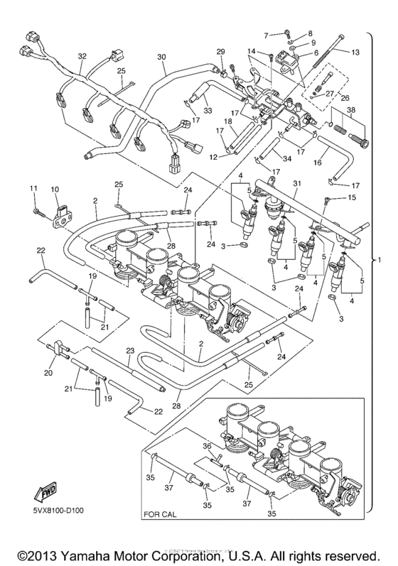 FZS6VC Впускная система