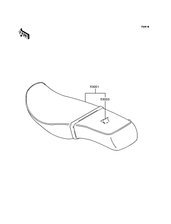 BJ250 Сиденье