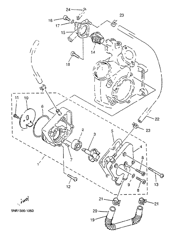 YP125D Водяной насос