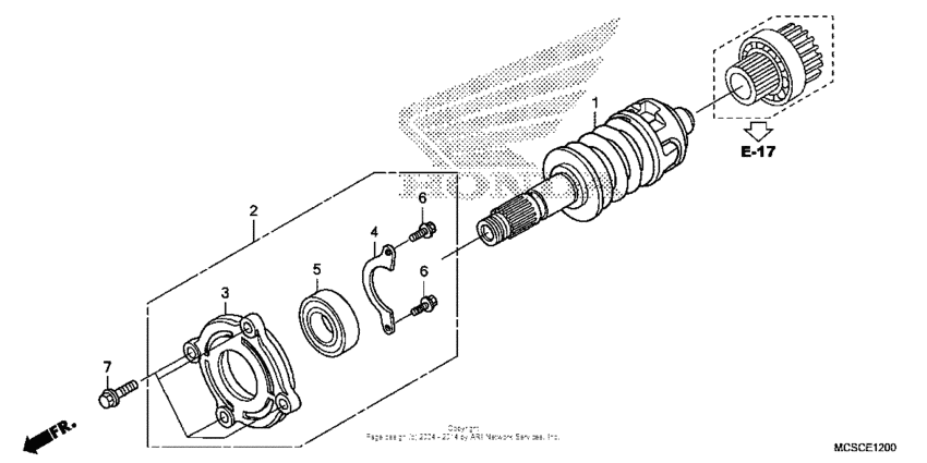 ST1300 (ABS) Основной вал
