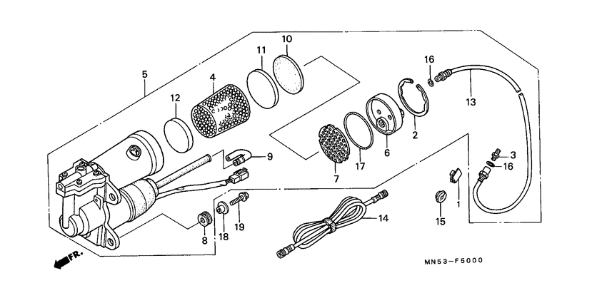 GL1500A Air pump  diff lock