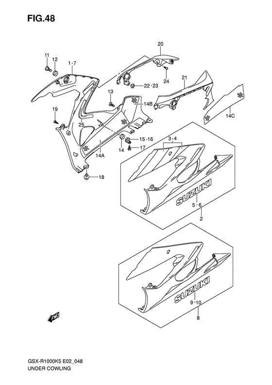 Under cowling