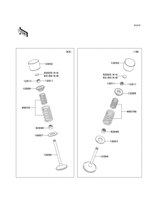 Rocker arms/valves