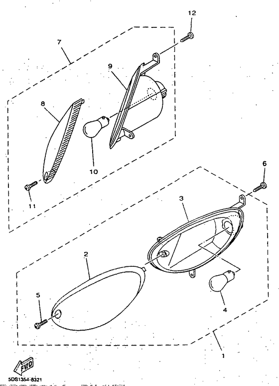 YP125 Поворотники