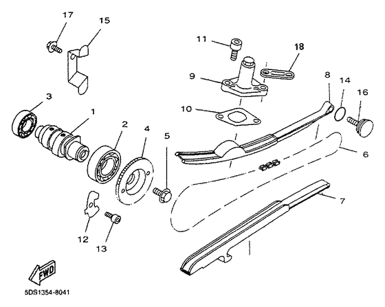 Camshaft. chain