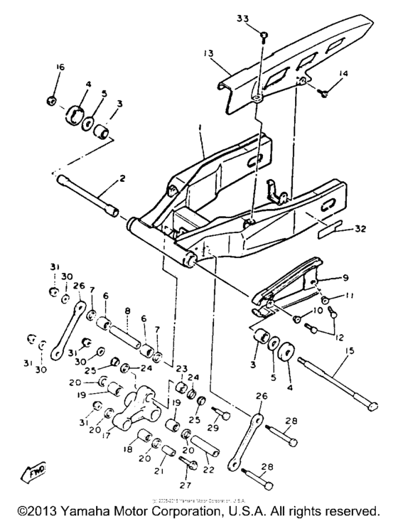 FZR600RBC Бугель