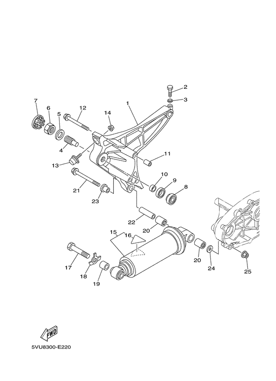 Brazo trasero & suspension