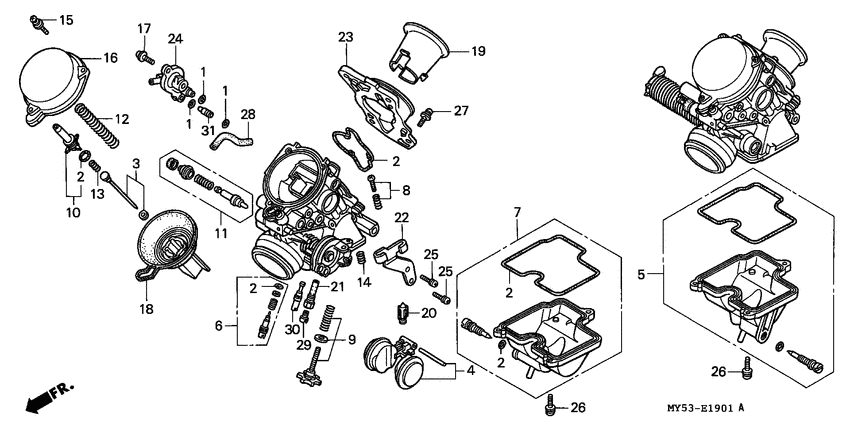 Carburetor assy