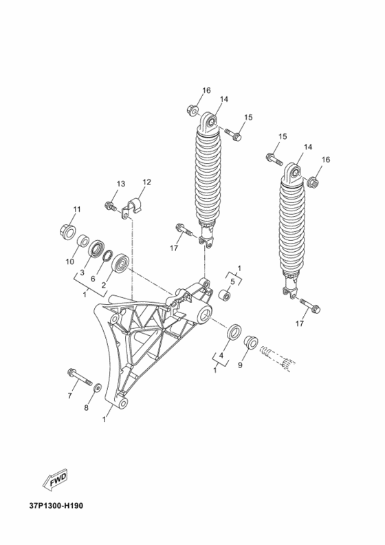 Rear arm & suspension