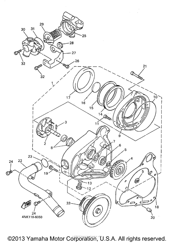 XVZ13AJ Водяной насос