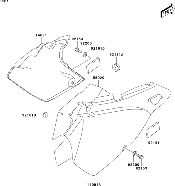  Боковые обтекатели