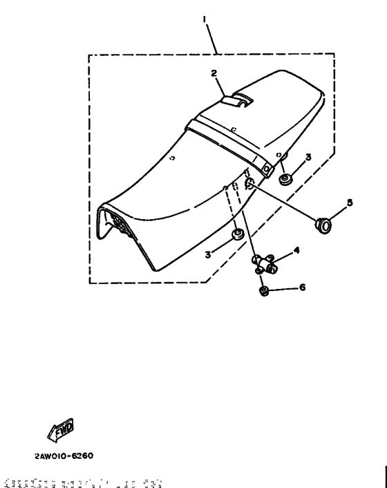 TZR250 Пружина