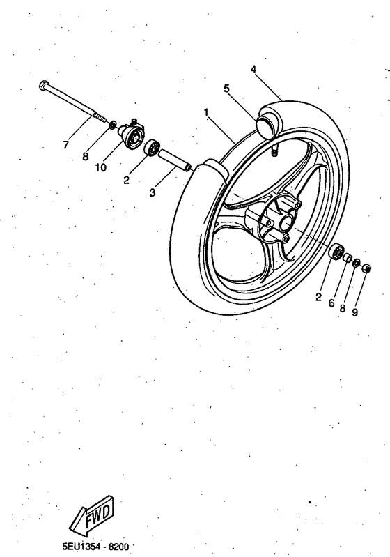 YH50 Переднее колесо