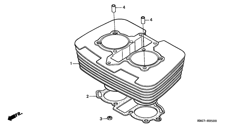 CB250 Цилиндр