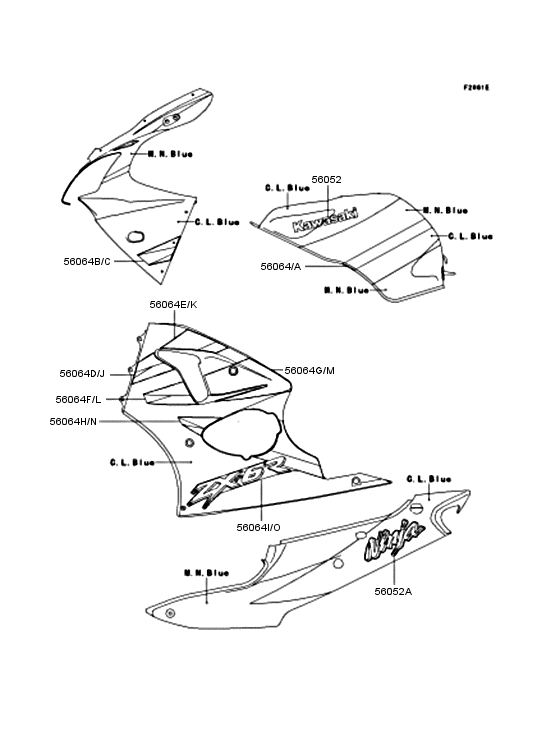 ZX600 Наклейки