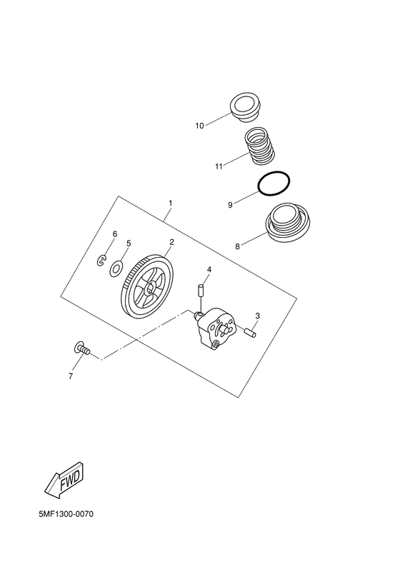 XN125 Масляный насос