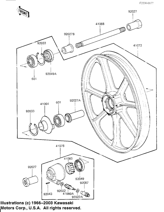 Front wheel/hub