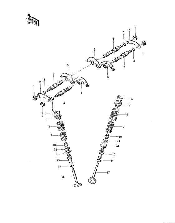 Rocker arms/valves