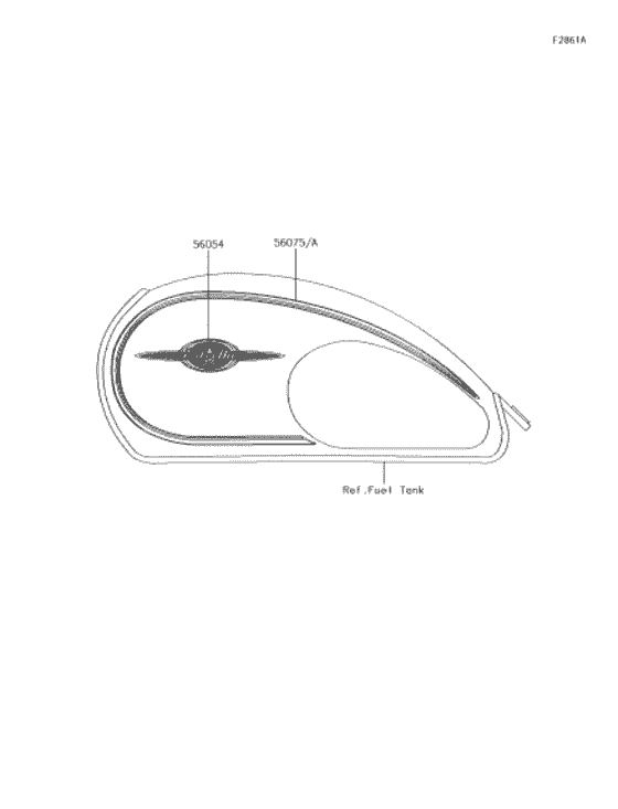 BJ250LHFB デカール(ホワイト)(LGF)