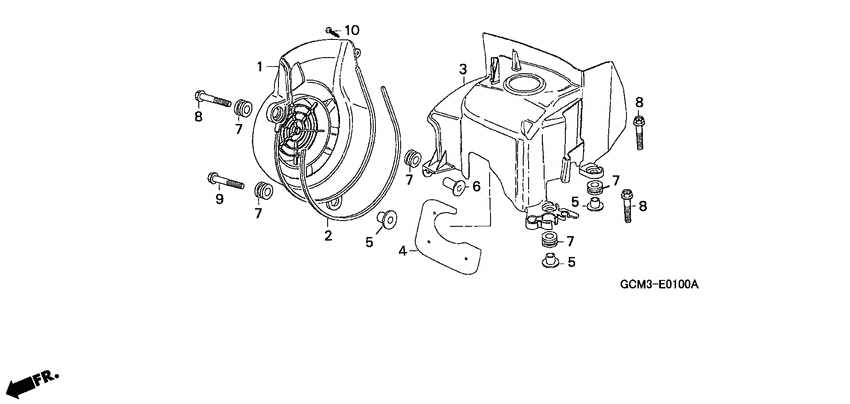 Fan cover/shroud