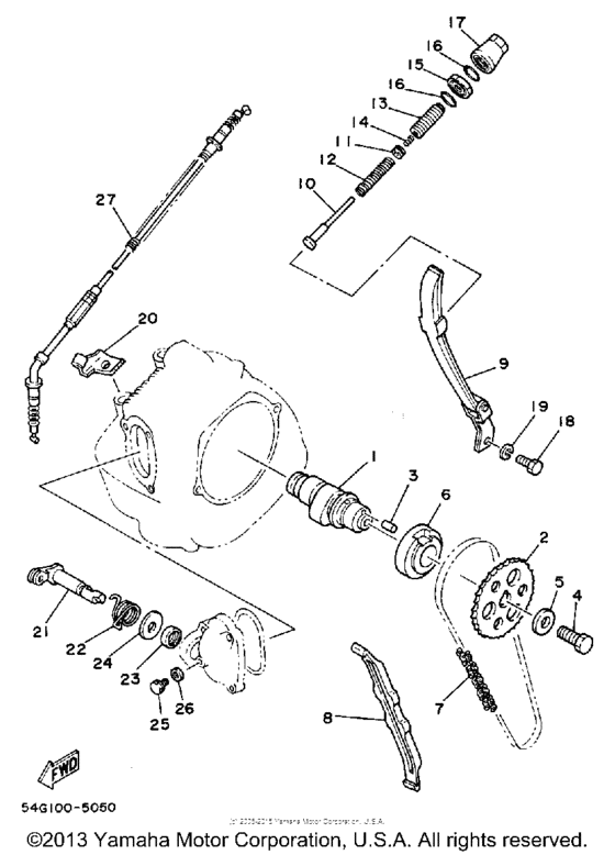 Camshaft - chain