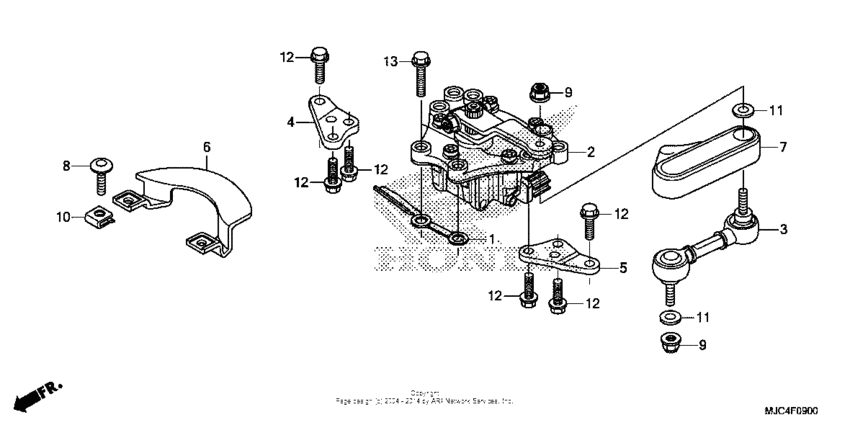 CBR600RR (ABS) Демпфер рулевой
