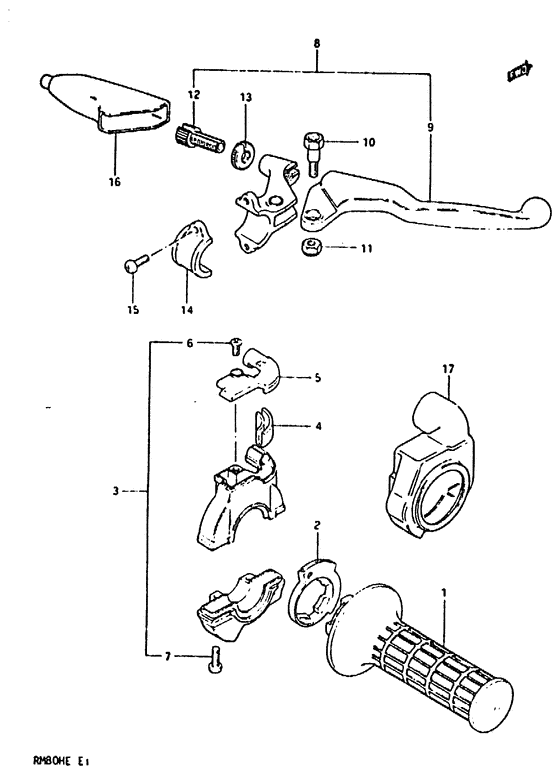 Right handle switch