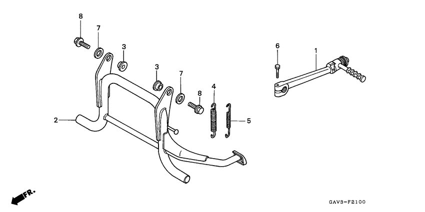 Brake pedal assy
